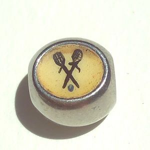 Pandora Sterling Silver Charm Lacrosse LAX Sticks